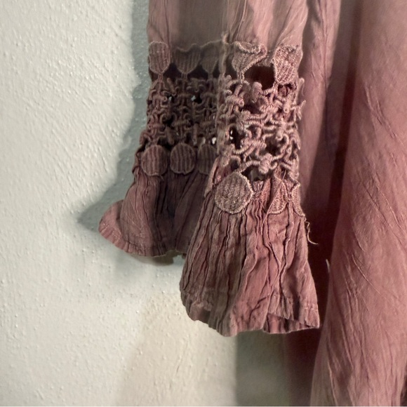 Noelle Boho Mauve Crochet Top. Lg/XL (12-14) - Picture 4 of 9